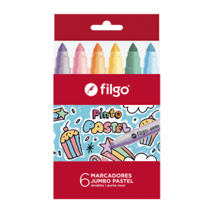 Marcador Filgo Pinto Jumbo Pastel X6