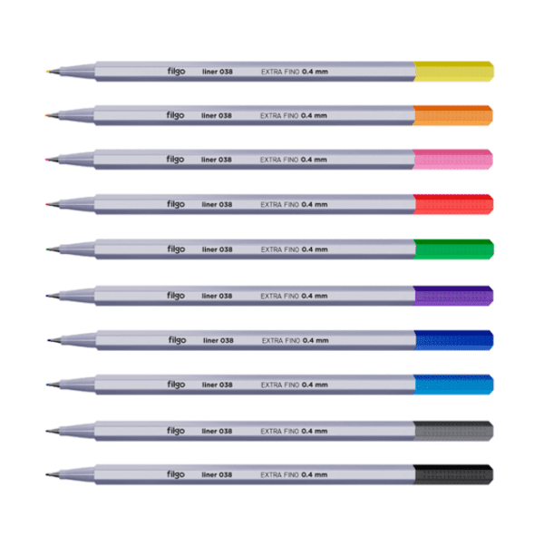 Microfibra Filgo Liner 038 Estuche X 10 - Imagen 2