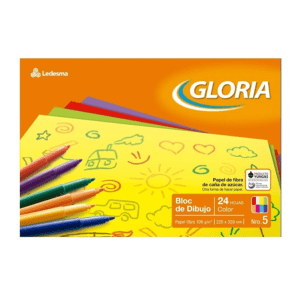 Block De Dibujo Gloria N°5 Color X 24h