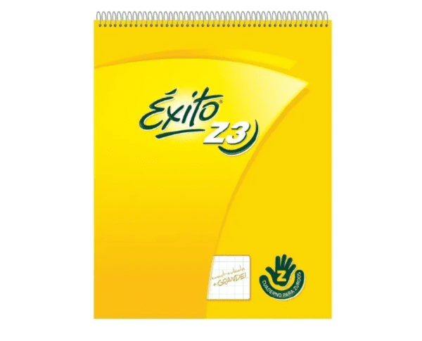 Cuaderno Exito 19x24 Z3 T/dura P/zurdo #