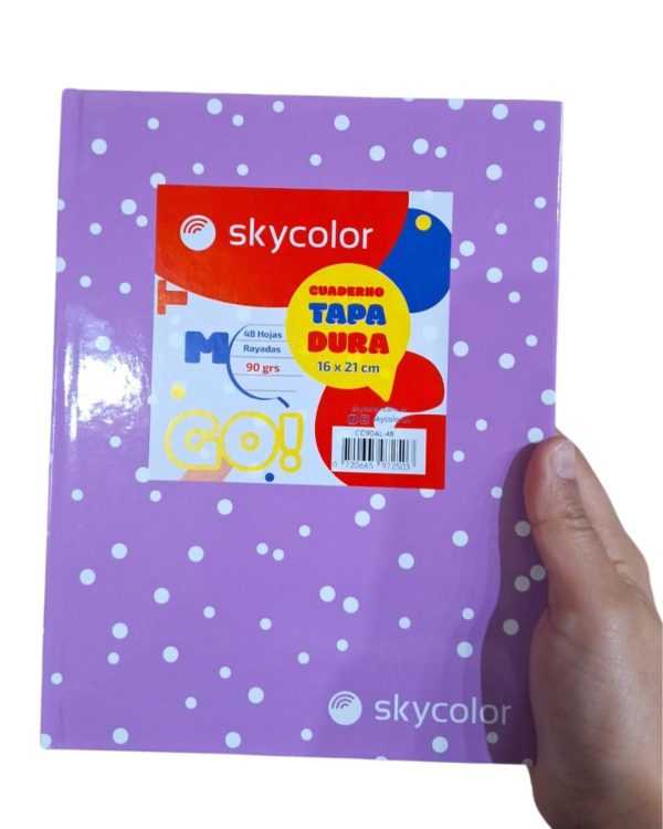 CUADERNO SKYCOLOR 16 x 21 T/D  Nº 1 LUNARES