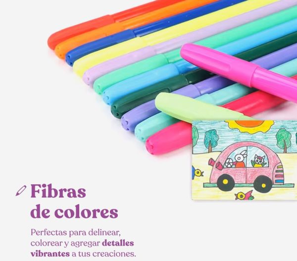 Set de Arte Maletin Madera - Imagen 9