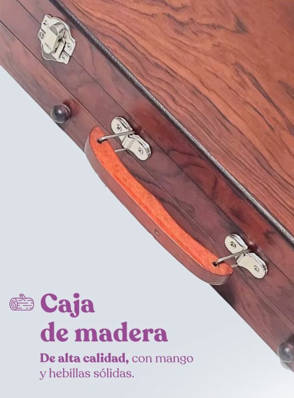 Set de Arte Maletin Madera - Imagen 10