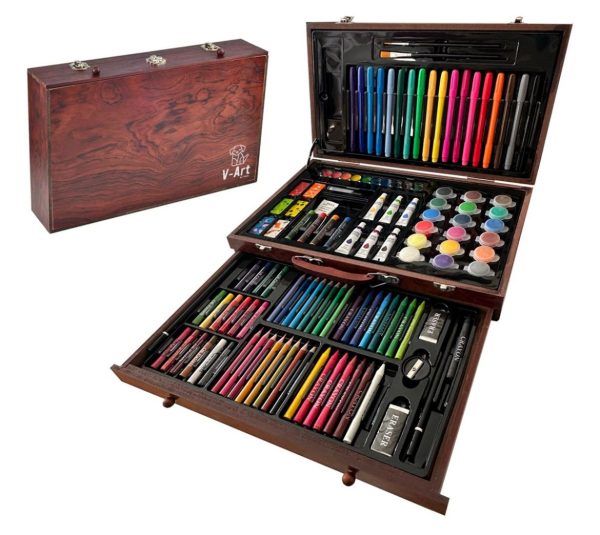 Set de Arte Maletin Madera