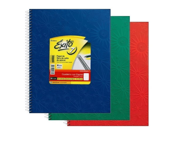 Cuaderno Exito 21x27 Colegial Forrado X60h #