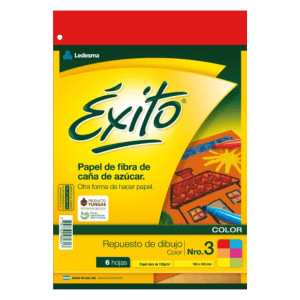 Repuesto De Dibujo Exito N°3 Color X 6h.