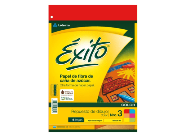 Repuesto De Dibujo Exito N°3 Color X 6h.