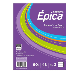 Repuesto Escolar Epica N°3 48h