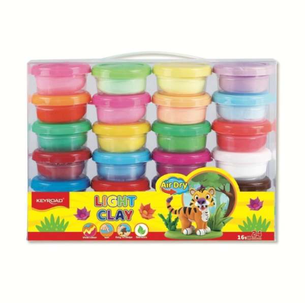 MASA LIVIANA (16 Grs SET x24) EN COLORES BRILLANTE