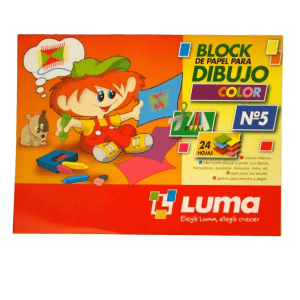 Block De Dibujo Luma N°5 Color X 24h.