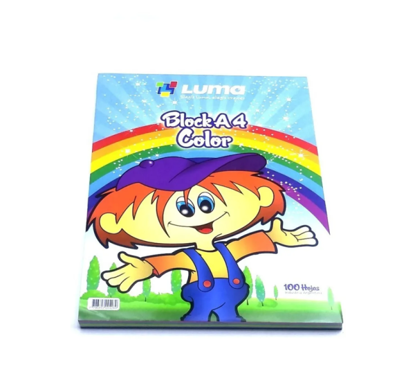 Block Luma Multicolor A4 X 100h