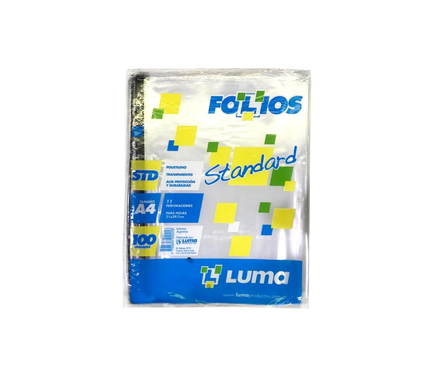 Folio Luma A4 Liviano X 100u