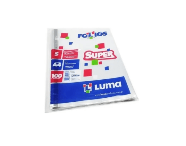 Folio Luma A4 pesado X 100u.