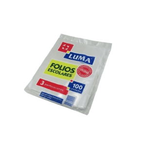 Folio Luma Escolar x 100 livian0