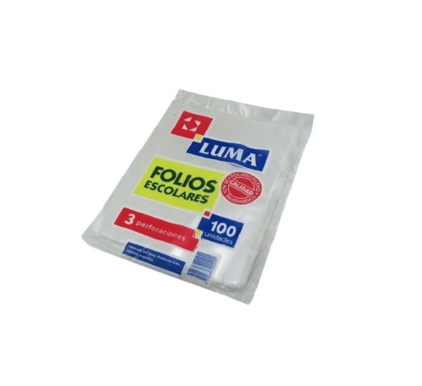 Folio Luma Escolar x 100 livian0