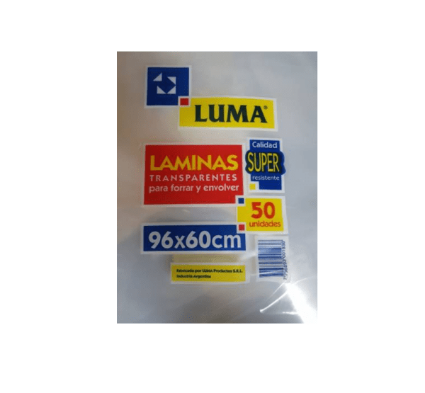 Lamina Luma Trans 96 X 60cm X 50u. Super