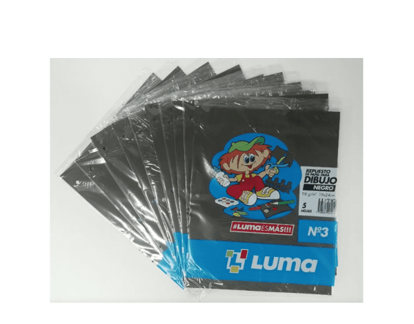 Repuesto De Dibujo Luma N°3 Negro 5hjs