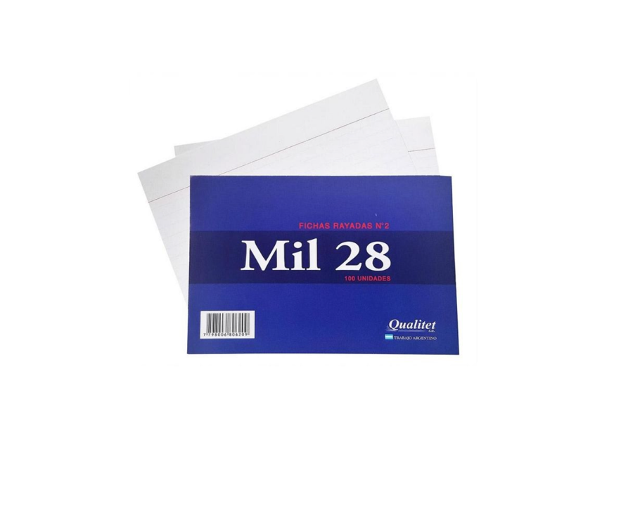 Ficha 1028 N2 X100u. =