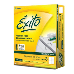Repuesto Éxito Ecológico X480h Cuadriculado-LEDESMA
