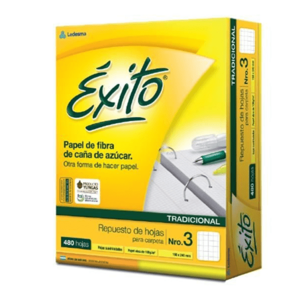 Repuesto Éxito Ecológico X480h Cuadriculado-LEDESMA