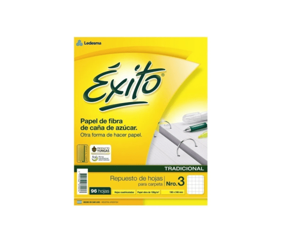 Repuesto Exito Ecologico X96 H cuadriculado