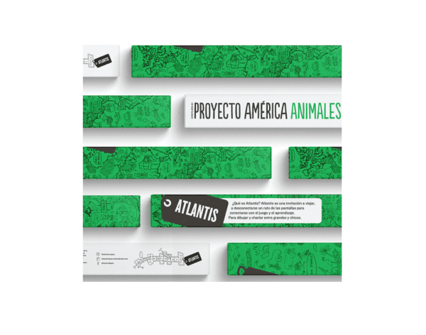 Mapas para pintar Proyecto America Animales