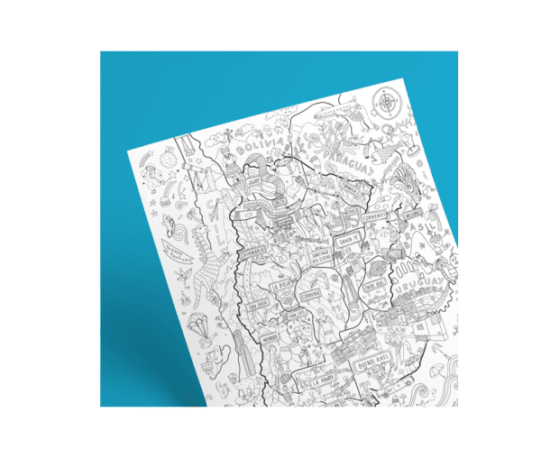 Mapas para pintar Proyecto Argentina - Imagen 2