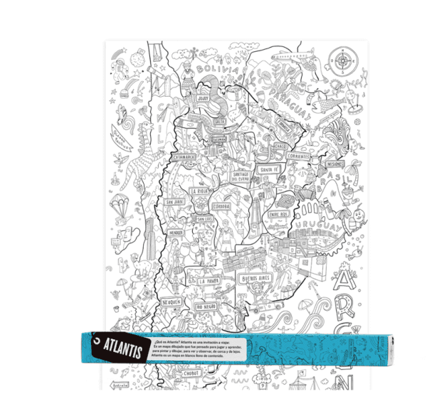Mapas para pintar Proyecto Argentina - Imagen 3