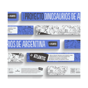 Mapas para pintar Proyecto Dinosaurios de Argentin