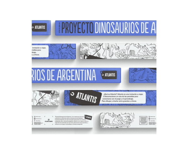 Mapas para pintar Proyecto Dinosaurios de Argentin