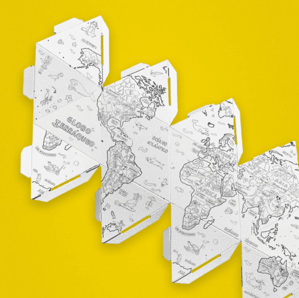 Mapas para pintar Proyecto Globo Terraqueo - Imagen 5