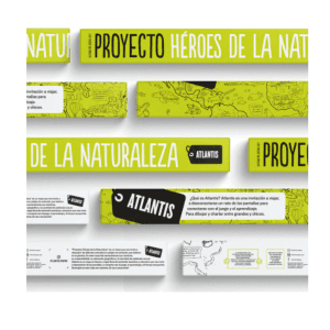 Mapas para pintar Proyecto Heroes de la Naturaleza