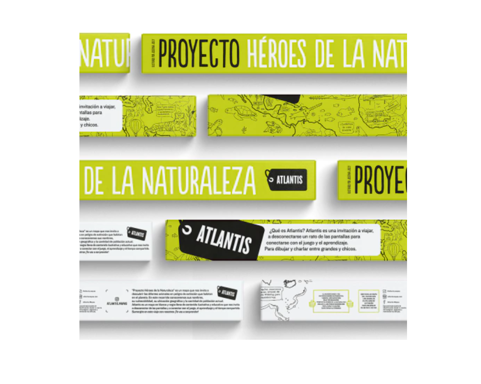 Mapas para pintar Proyecto Heroes de la Naturaleza