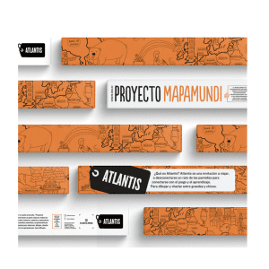 Mapas para pintar Proyecto Mapamundi