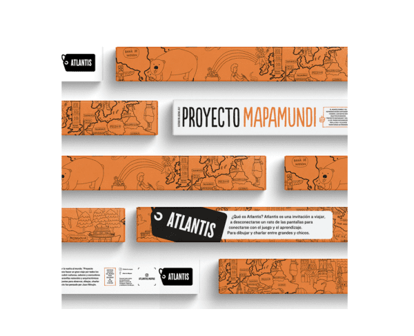Mapas para pintar Proyecto Mapamundi