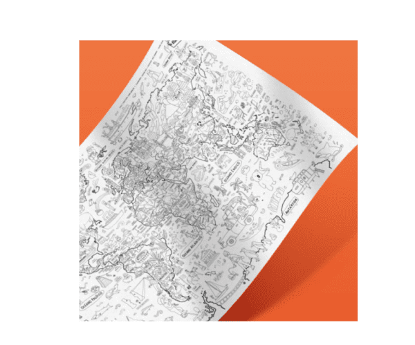 Mapas para pintar Proyecto Mapamundi - Imagen 3
