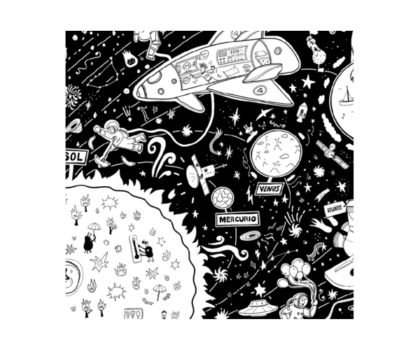 Mapas para pintar Proyecto Sistema Solar - Imagen 2