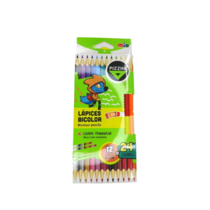 Lapiz Color Pizzini Bicolor X12u