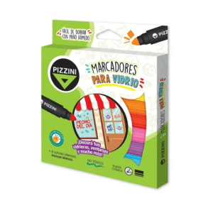 Marcador Pizzini Para Vidrio X 9u. V/colores