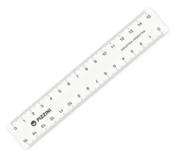 Regla Pizzini 1712 Escolar X 15 Cm.