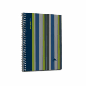 Cuaderno con indice 100 hs sierra verde