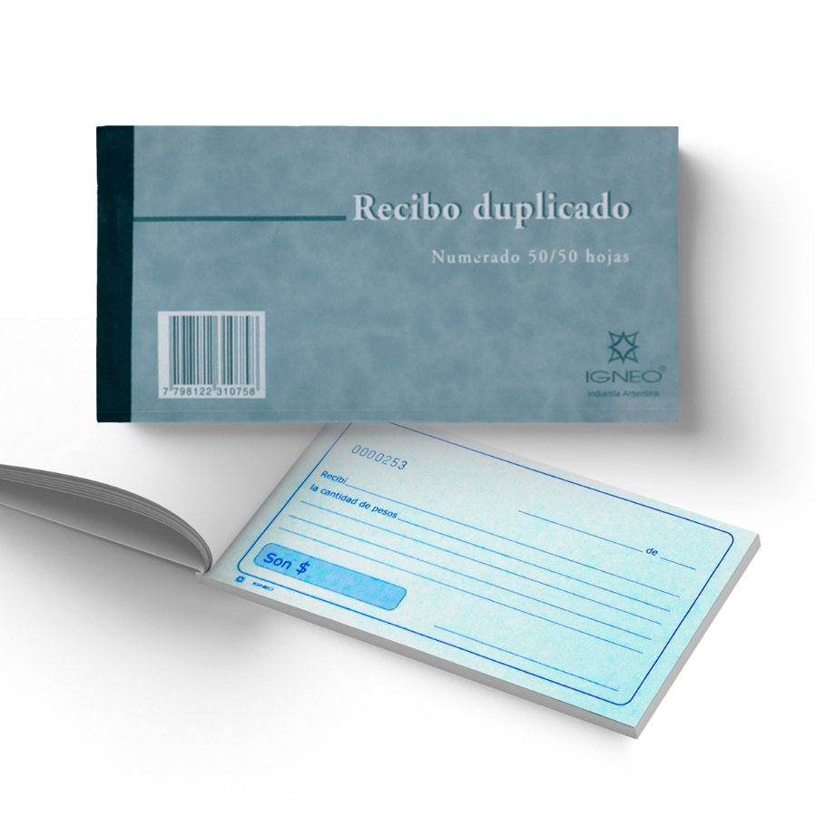 Recibo dupicado Igneo