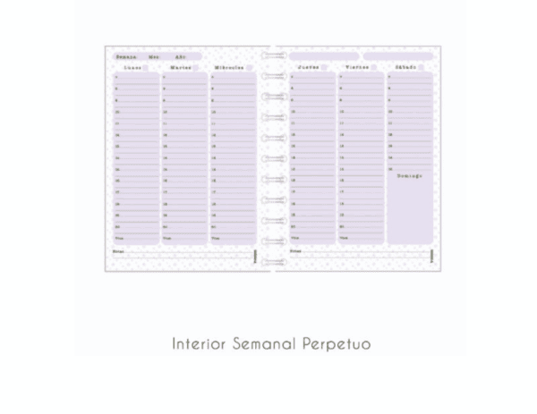 Agenda Línea Tapa Semi Rígida Perpetua- NORPAC - Imagen 8