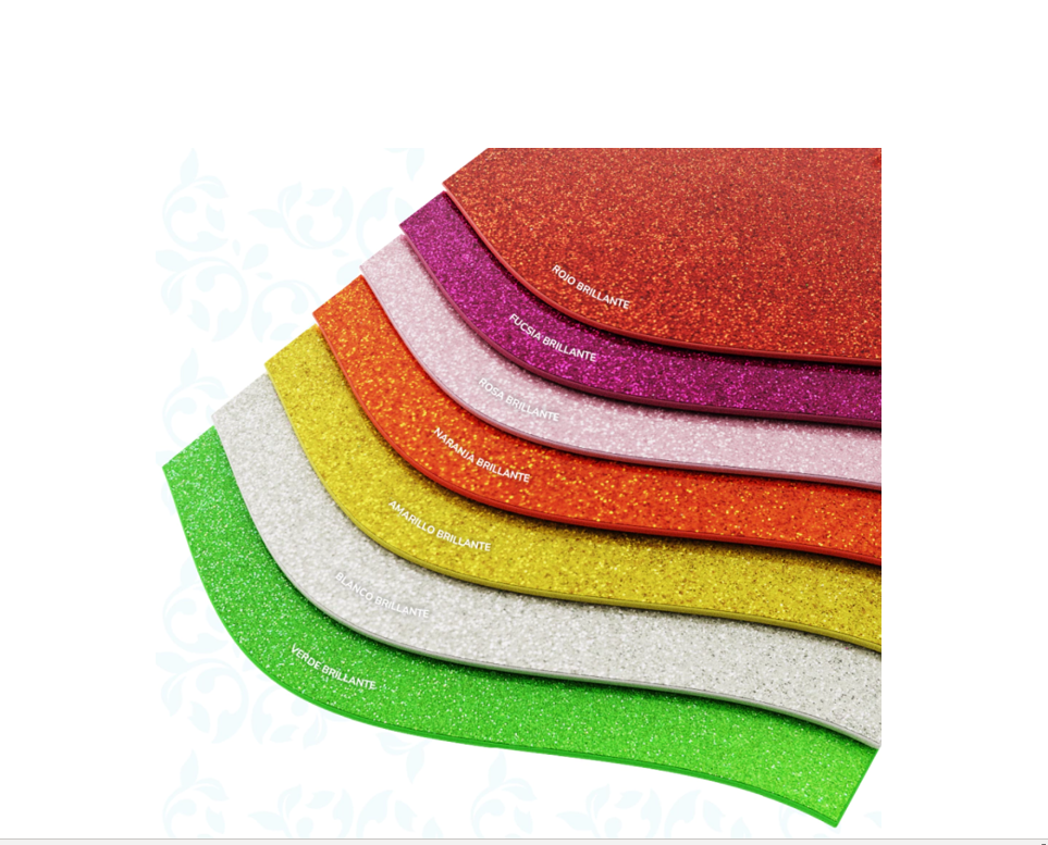 Evafun A3 Colección Glitter x 5 Unidades- ADORIE