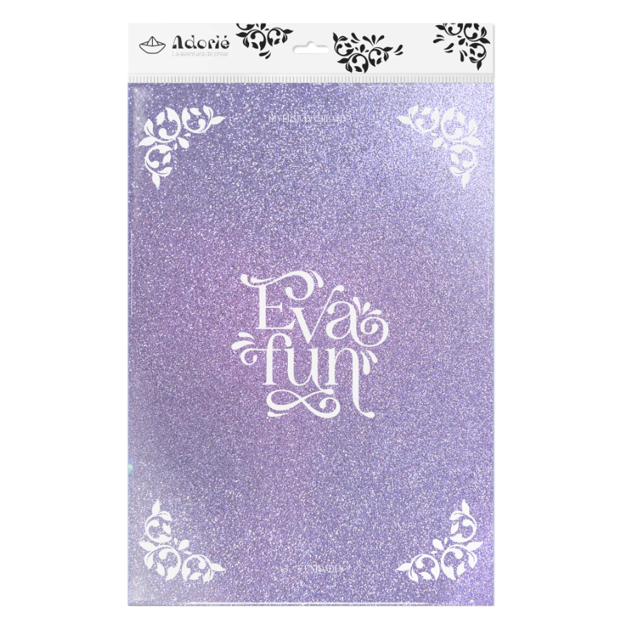 Evafun A3 Colección Glitter x 5 Unidades- ADORIE - Imagen 14