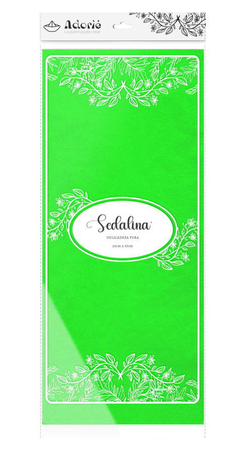 Sedalina Colección Fluorecente x 25 Hojas- ADORIE - Imagen 2