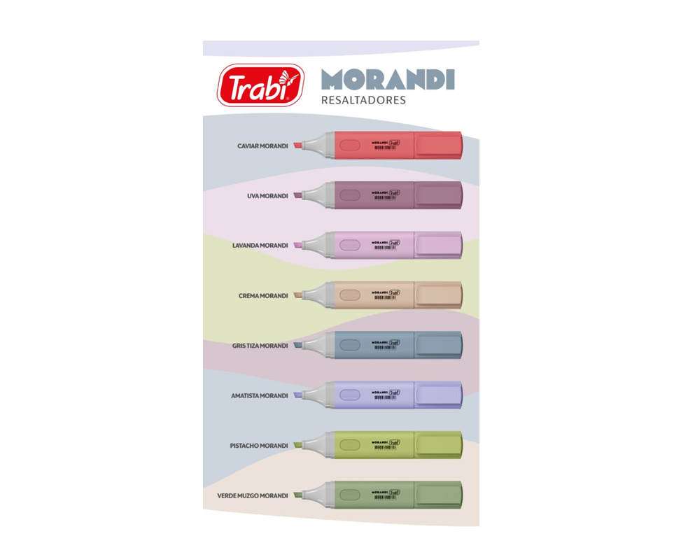 Resaltador Morandi x 8 - TRABI