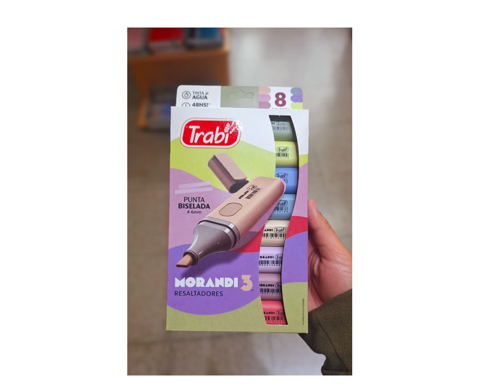 Resaltador Morandi x 8 - TRABI - Imagen 2