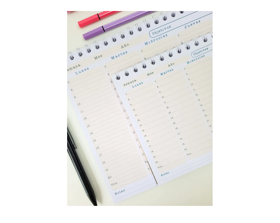 ORGANIZADOR SEMANAL 27X16 PERPETUO- NORPAC - Imagen 3