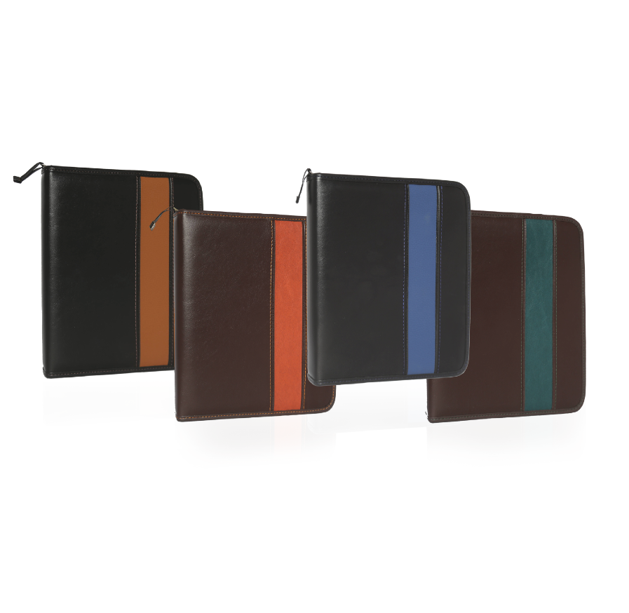 Agendas Línea Marroquinería con Cierre y Anillas N°8 -NORPAC